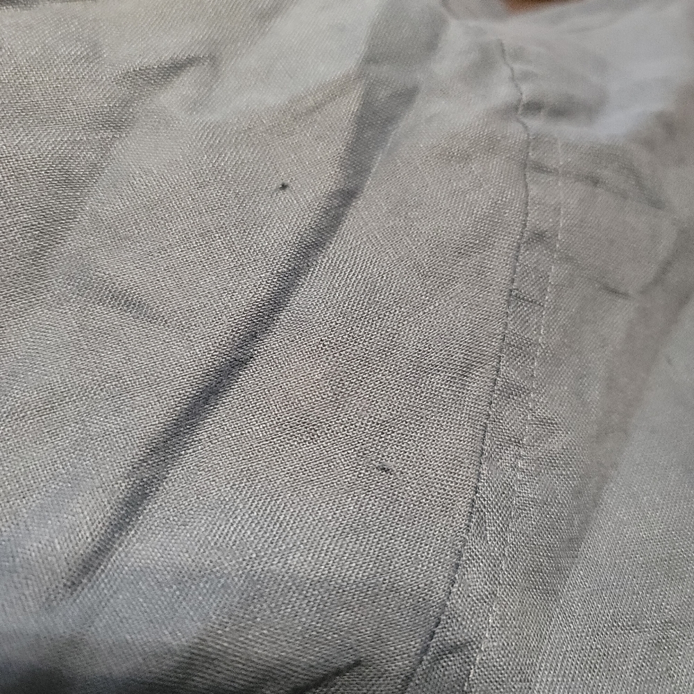 Tommy Hilfiger Linen Collared Long Sleeves Button Up Shirt Top - Picture 12 of 13